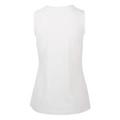 Vancouver Canucks Levelwear Women's Macy Banner Arch Tank Top - White Tank Top