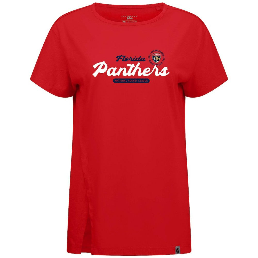 Florida Panthers Levelwear Women's Influx Monument T-Shirt - Red T-shirts