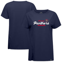 Florida Panthers Levelwear Women's Influx Monument T-Shirt - Navy T-shirts
