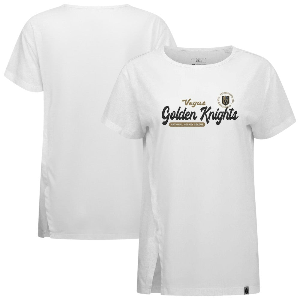 Vegas Golden Knights Levelwear Women's Influx Monument T-Shirt - White T-shirts