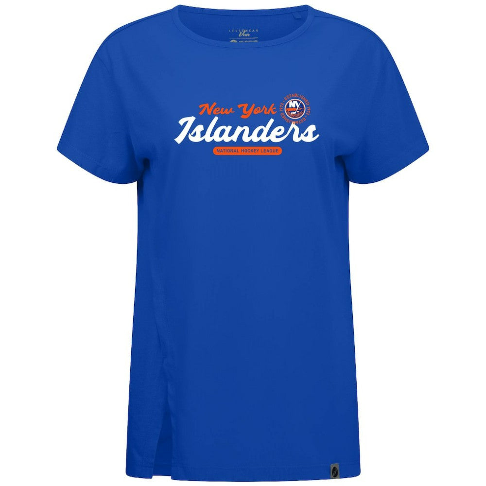 New York Islanders Levelwear Women's Influx Monument T-Shirt - Royal T-shirts
