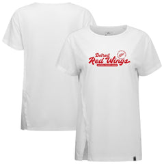 Detroit Red Wings Levelwear Women's Influx Monument T-Shirt - White T-shirts