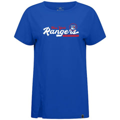 New York Rangers Levelwear Women's Influx Monument T-Shirt - Royal T-shirts