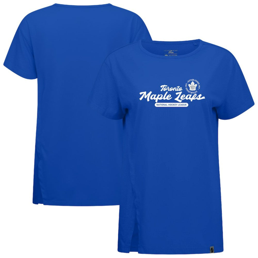 Toronto Maple Leafs Levelwear Women's Influx Monument T-Shirt - Royal T-shirts