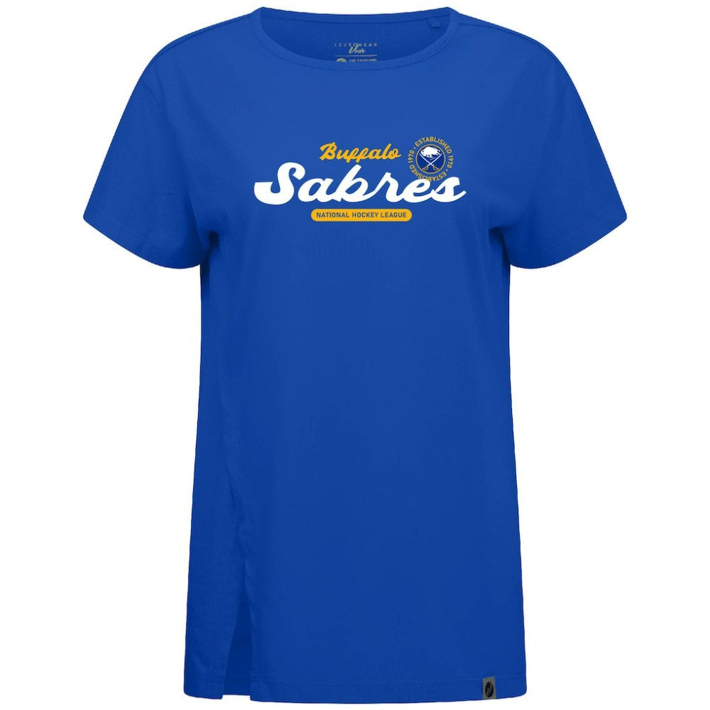 Buffalo Sabres Levelwear Women's Influx Monument T-Shirt - Royal T-shirts
