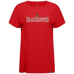 Chicago Blackhawks Levelwear Women's Influx Journey T-Shirt - Red T-shirts