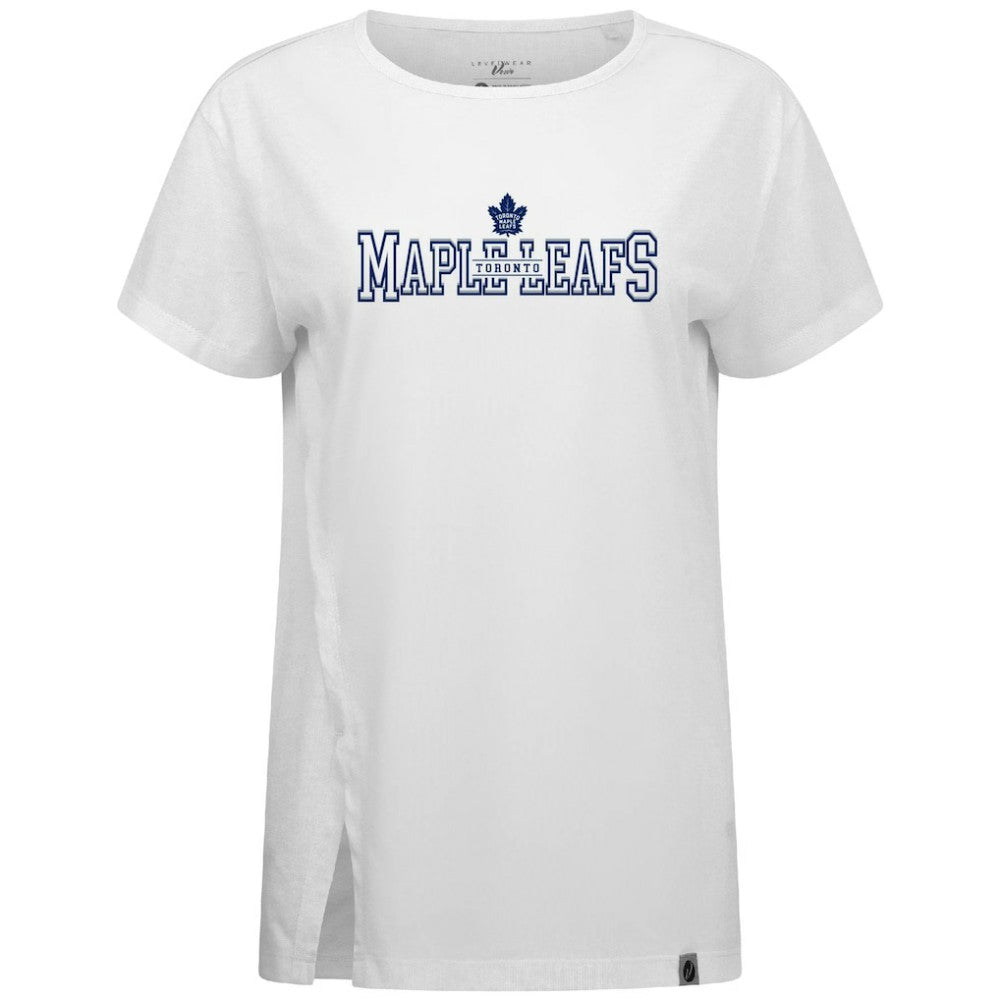 Toronto Maple Leafs Levelwear Women's Influx Journey T-Shirt - White T-shirts