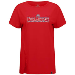 Montreal Canadiens Levelwear Women's Influx Journey T-Shirt - Red T-shirts
