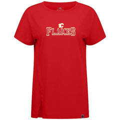 Calgary Flames Levelwear Women's Influx Journey T-Shirt - Red T-shirts