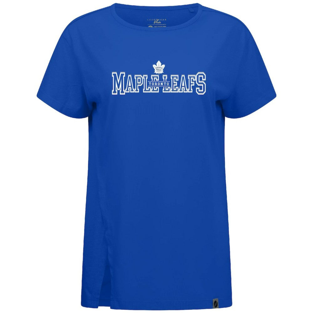 Toronto Maple Leafs Levelwear Women's Influx Journey T-Shirt - Royal T-shirts