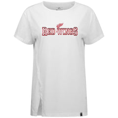 Detroit Red Wings Levelwear Women's Influx Journey T-Shirt - White T-shirts