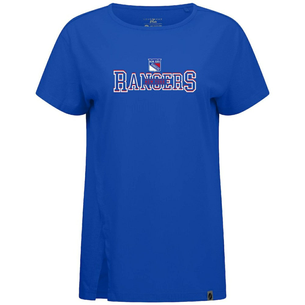 New York Rangers Levelwear Women's Influx Journey T-Shirt - Royal T-shirts