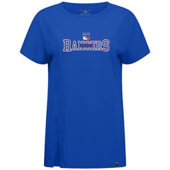 New York Rangers Levelwear Women's Influx Journey T-Shirt - Royal T-shirts