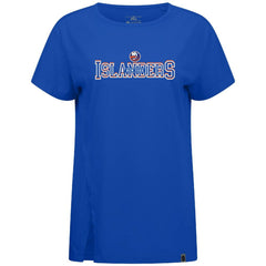 New York Islanders Levelwear Women's Influx Journey T-Shirt - Royal T-shirts