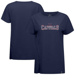 Washington Capitals Levelwear Women's Influx Journey T-Shirt - Navy T-shirts