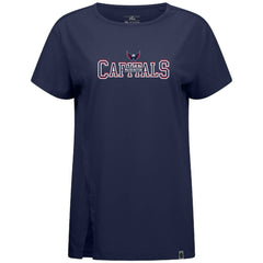 Washington Capitals Levelwear Women's Influx Journey T-Shirt - Navy T-shirts