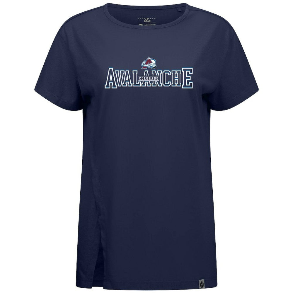 Colorado Avalanche Levelwear Women's Influx Journey T-Shirt - Navy T-shirts