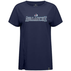 Colorado Avalanche Levelwear Women's Influx Journey T-Shirt - Navy T-shirts