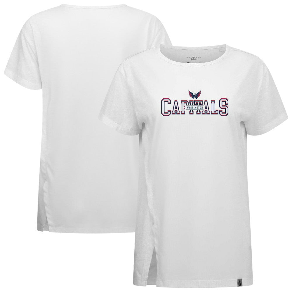 Washington Capitals Levelwear Women's Influx Journey T-Shirt - White T-shirts