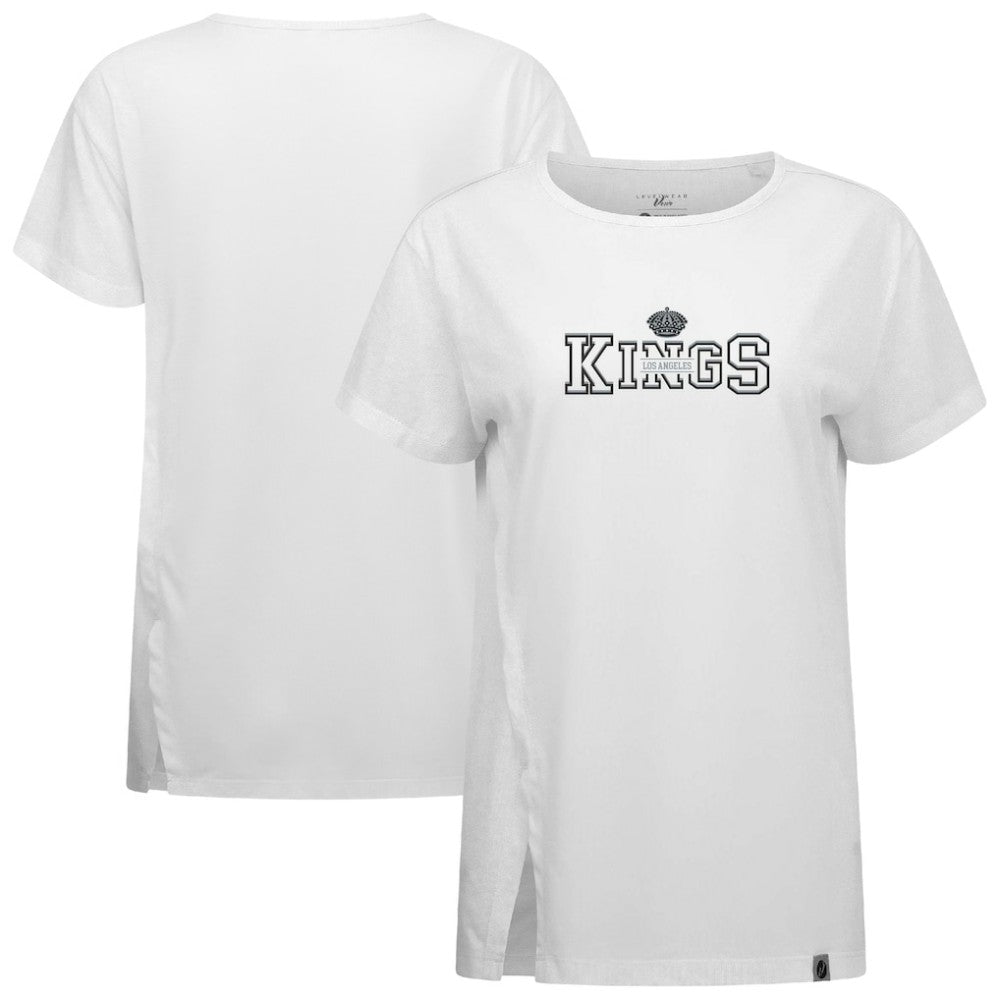 Los Angeles Kings Levelwear Women's Influx Journey T-Shirt - White T-shirts