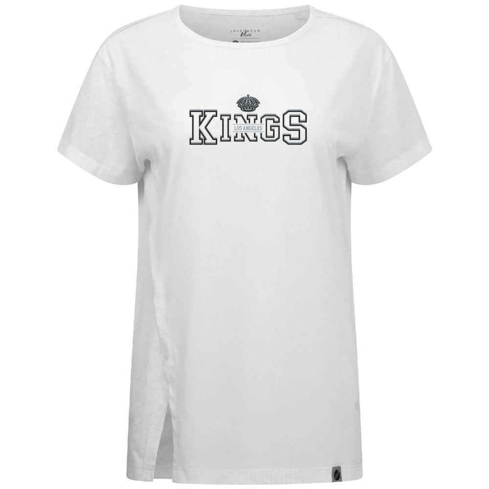 Los Angeles Kings Levelwear Women's Influx Journey T-Shirt - White T-shirts