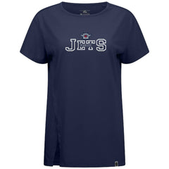 Winnipeg Jets Levelwear Women's Influx Journey T-Shirt - Navy T-shirts