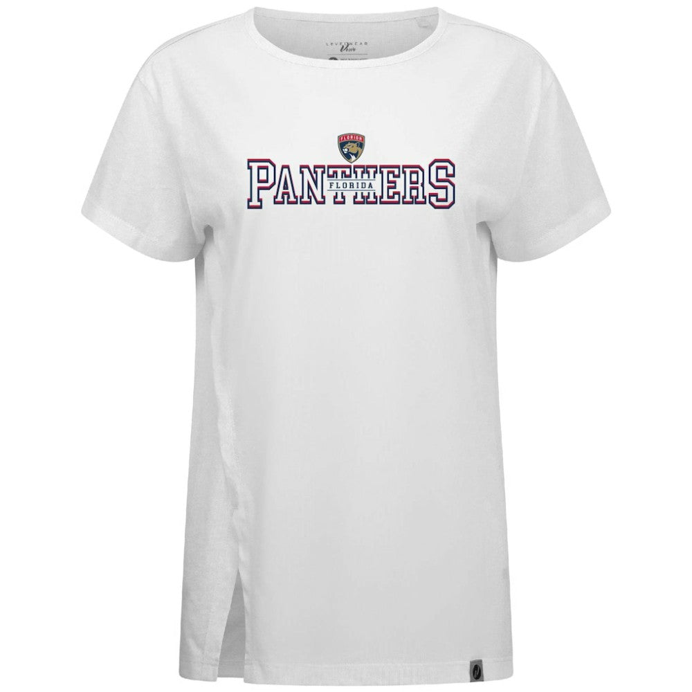 Florida Panthers Levelwear Women's Influx Journey T-Shirt - White T-shirts