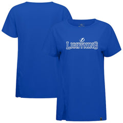 Tampa Bay Lightning Levelwear Women's Influx Journey T-Shirt - Royal T-shirts