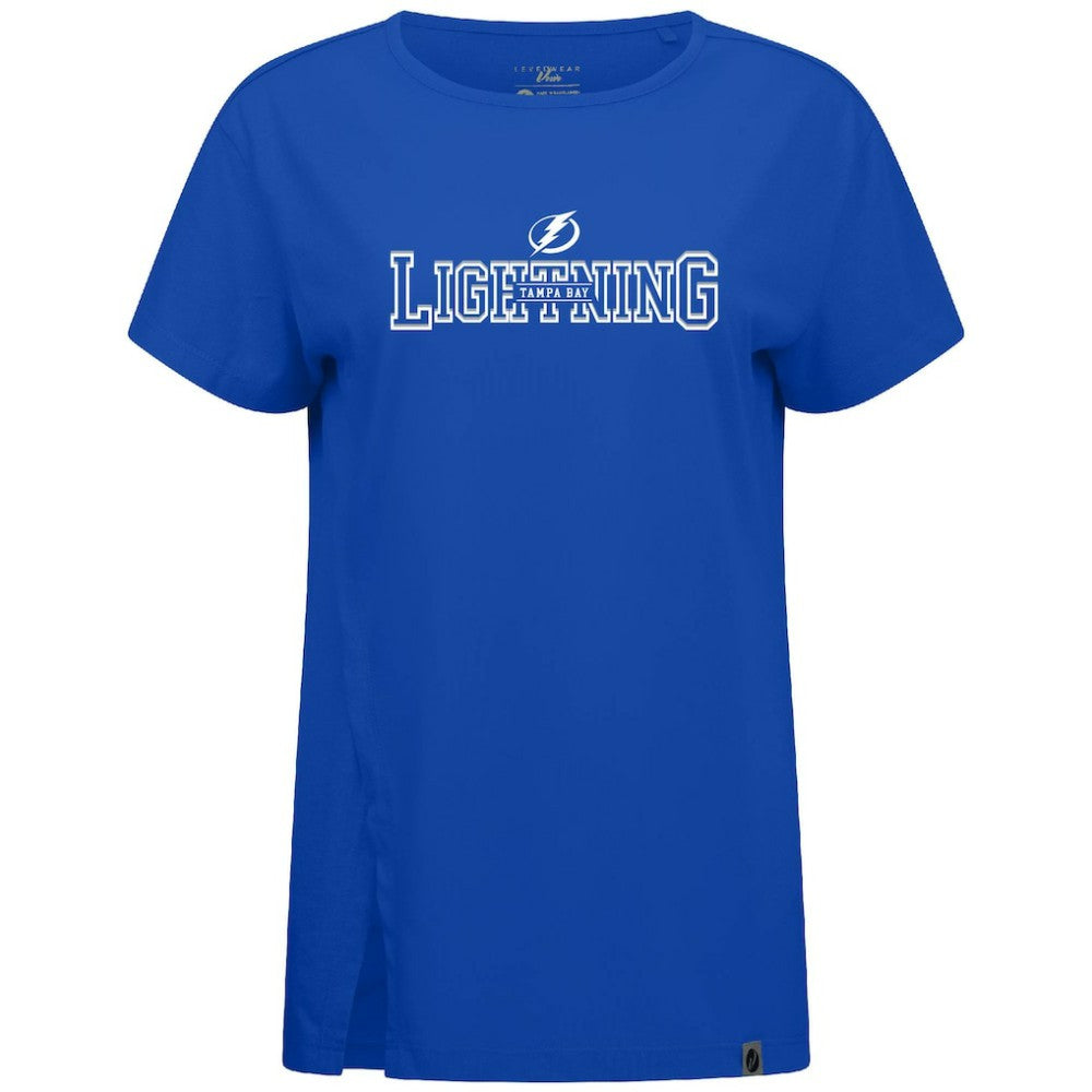 Tampa Bay Lightning Levelwear Women's Influx Journey T-Shirt - Royal T-shirts