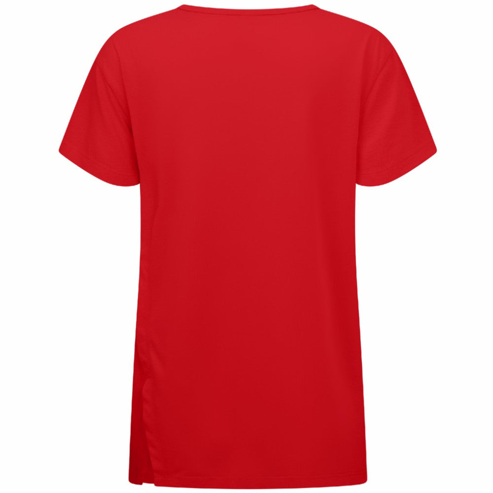 New Jersey Devils Levelwear Women's Influx Banner Arch T-Shirt - Red T-shirts