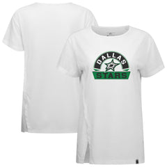 Dallas Stars Levelwear Women's Influx Banner Arch T-Shirt - White T-shirts