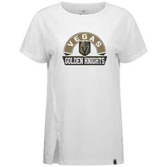 Vegas Golden Knights Levelwear Women's Influx Banner Arch T-Shirt - White T-shirts