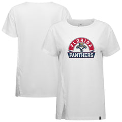 Florida Panthers Levelwear Women's Influx Banner Arch T-Shirt - White T-shirts
