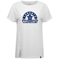 Toronto Maple Leafs Levelwear Women's Influx Banner Arch T-Shirt - White T-shirts