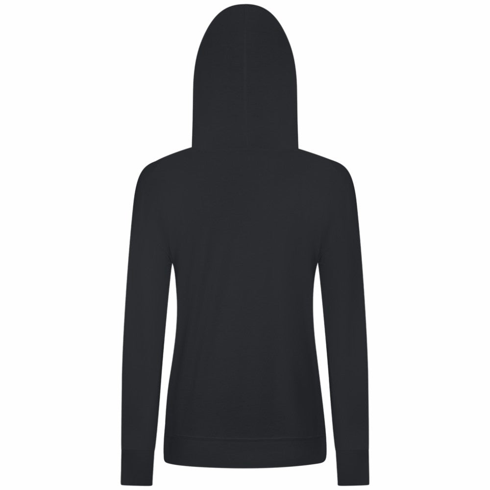 Anaheim Ducks Levelwear Women's Relay Banner Arch Pullover Hoodie - Black Hoodies