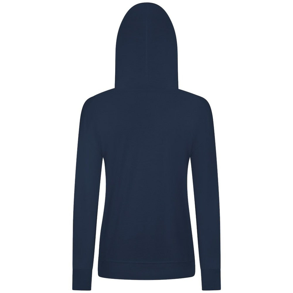 Colorado Avalanche Levelwear Women's Relay Banner Arch Pullover Hoodie - Navy Hoodies