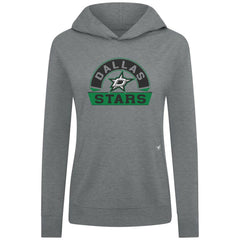 Dallas Stars Levelwear Women's Relay Banner Arch Pullover Hoodie - Gray Hoodies