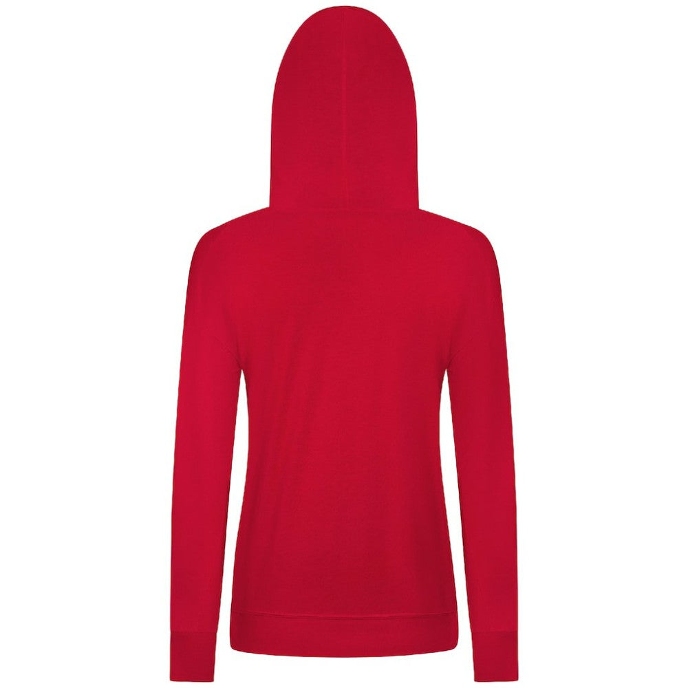 Carolina Hurricanes Levelwear Women's Relay Banner Arch Pullover Hoodie - Red Hoodies
