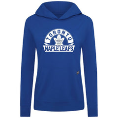 Toronto Maple Leafs Levelwear Women's Relay Banner Arch Pullover Hoodie - Royal Hoodies