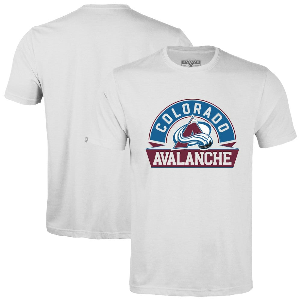 Colorado Avalanche Levelwear Richmond Banner Arch T-Shirt - White T-shirts