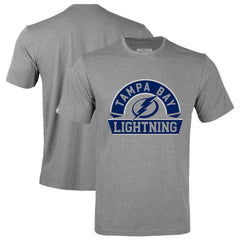 Tampa Bay Lightning Levelwear Richmond Banner Arch T-Shirt - Gray T-shirts
