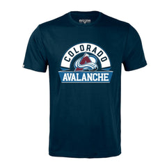 Colorado Avalanche Levelwear Richmond Banner Arch T-Shirt - Navy T-shirts