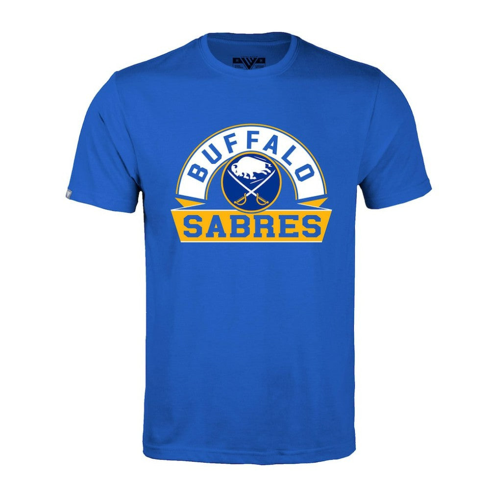 Buffalo Sabres Levelwear Richmond Banner Arch T-Shirt - Royal T-shirts