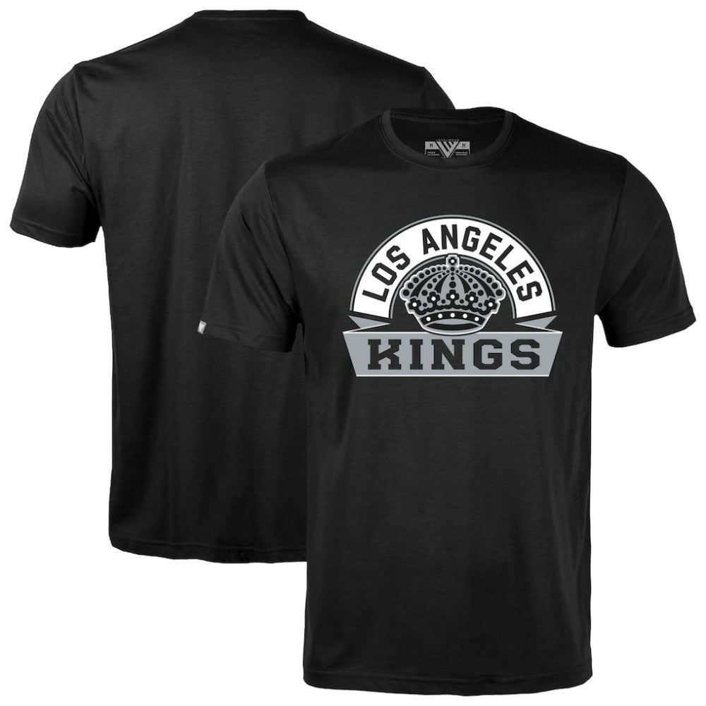 Los Angeles Kings Levelwear Richmond Banner Arch T-Shirt - Black T-shirts