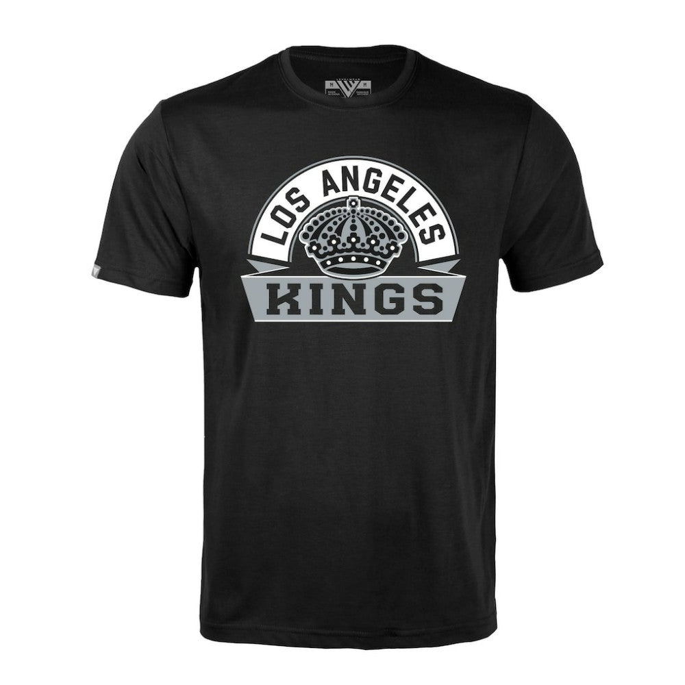 Los Angeles Kings Levelwear Richmond Banner Arch T-Shirt - Black T-shirts