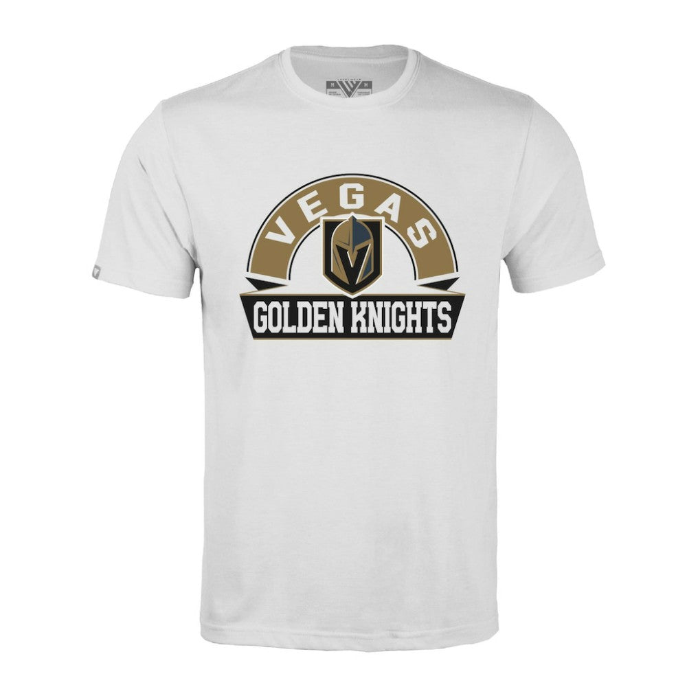 Vegas Golden Knights Levelwear Richmond Banner Arch T-Shirt - White T-shirts
