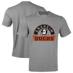 Anaheim Ducks Levelwear Richmond Banner Arch T-Shirt - Gray T-shirts