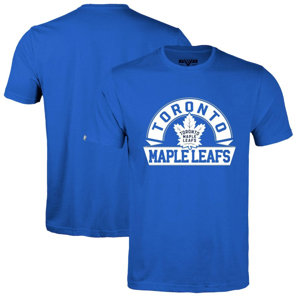 Toronto Maple Leafs Levelwear Richmond Banner Arch T-Shirt - Royal T-shirts