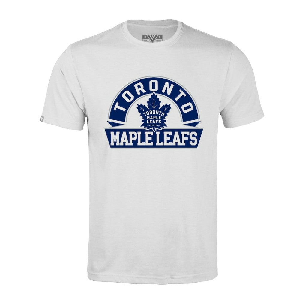 Toronto Maple Leafs Levelwear Richmond Banner Arch T-Shirt - White T-shirts