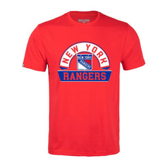 New York Rangers Levelwear Richmond Banner Arch T-Shirt - Red T-shirts